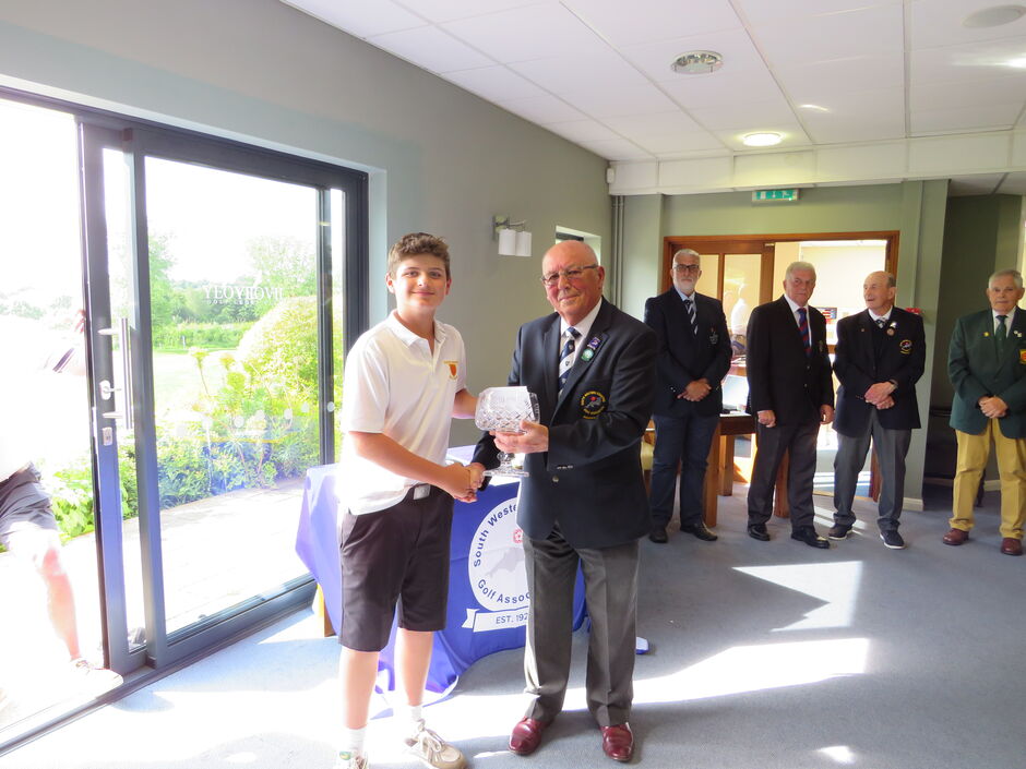 Mr Geoff Titt with Jack Lockwood